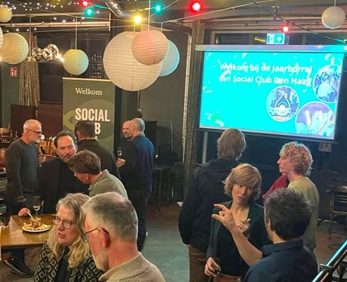 Veel verbinding bij de Social Club jaarborrel